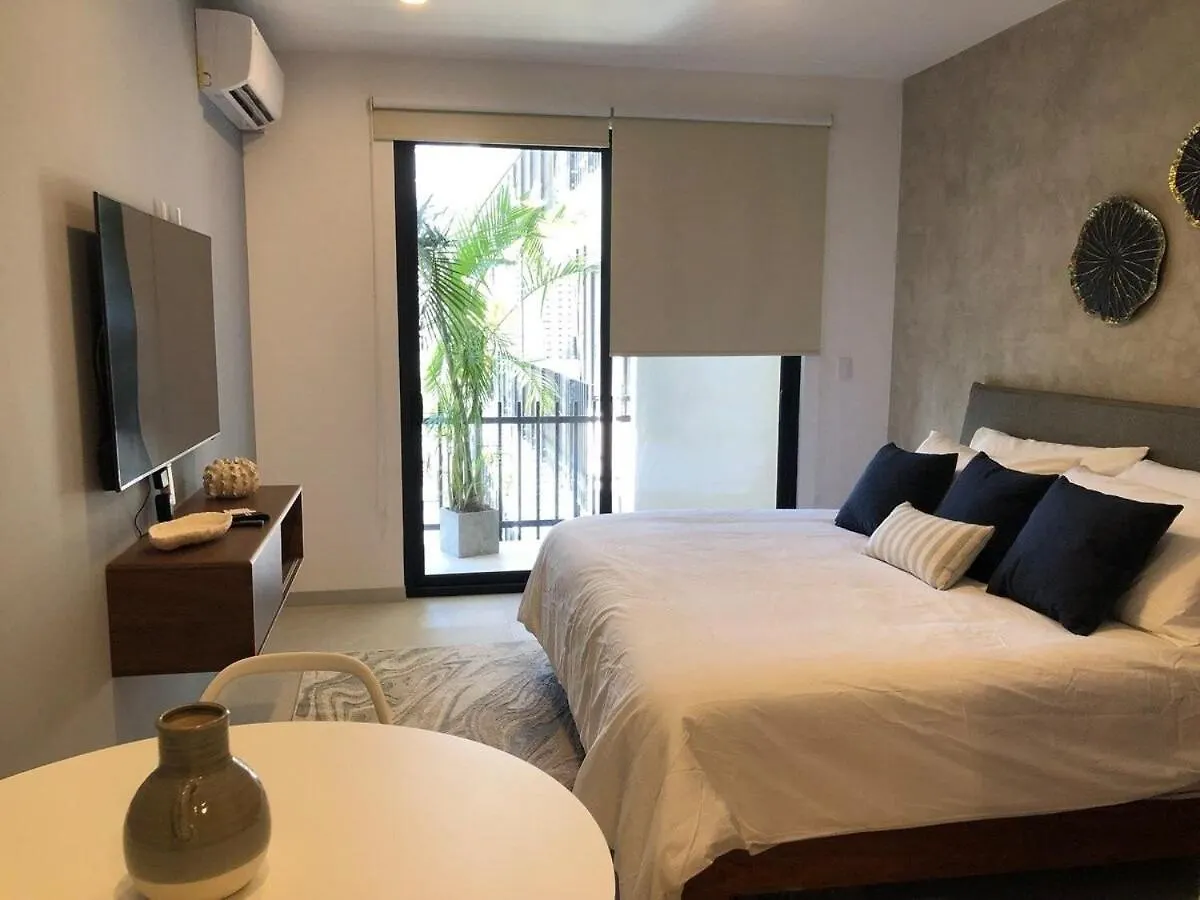 Deluxe Studio Aparment Mamitas Zone 普拉亚卡门